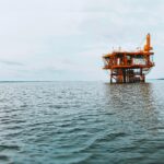Offshore Oil Rig showing the isolation and the environmental conditions it needs to withstand.